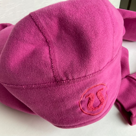 Lululemon Scuba Hoodie Short Style Pink Full Zip Size 4* - Picture 4 of 12